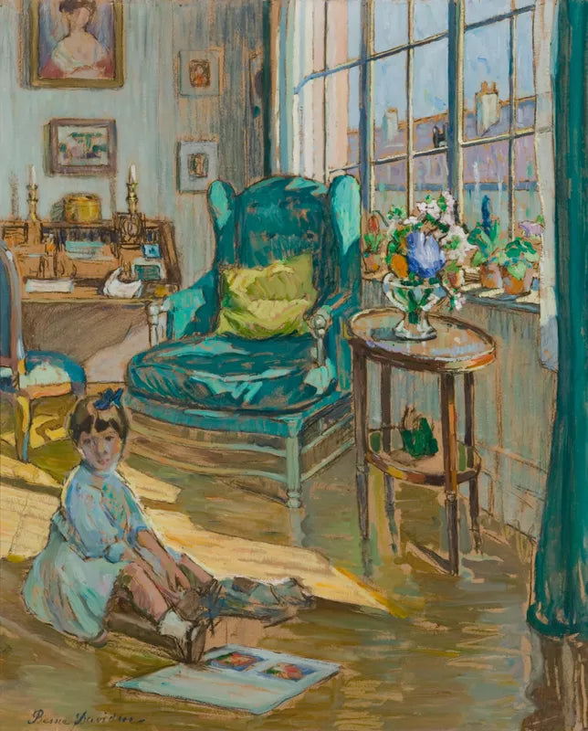 An Interior by Bessie Davidson Reproduction