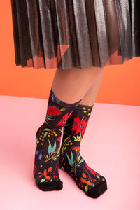 Julie White Wildflower Socks