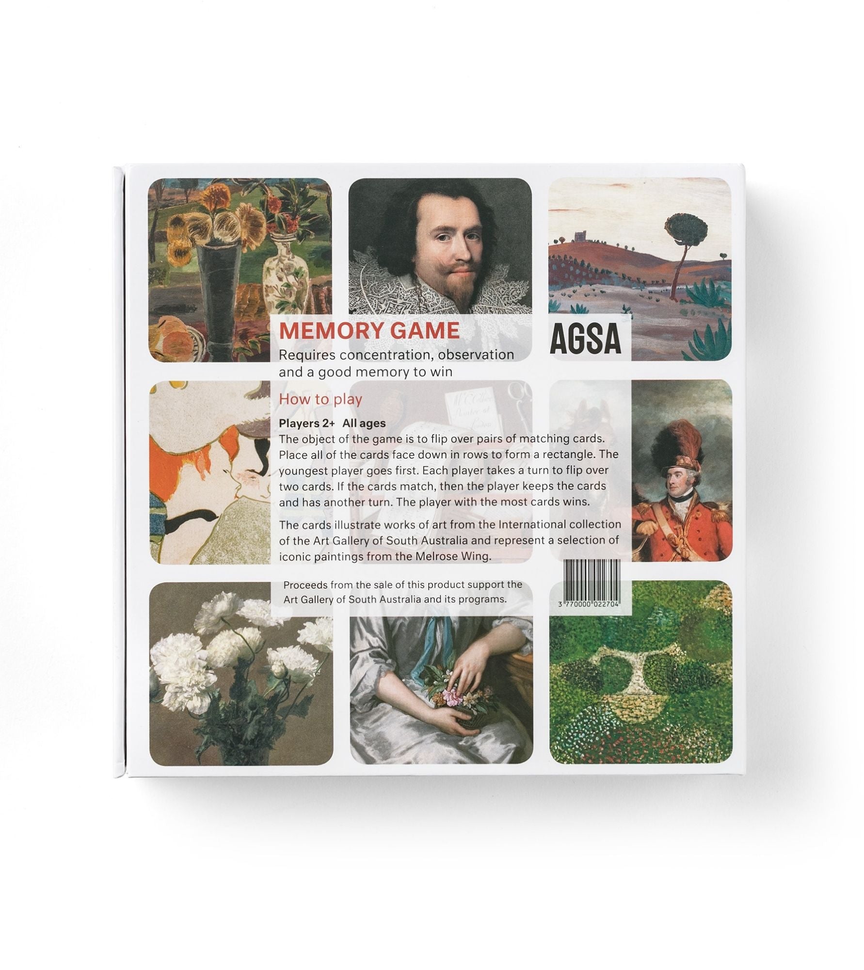 AGSA Memory Game - International Collection