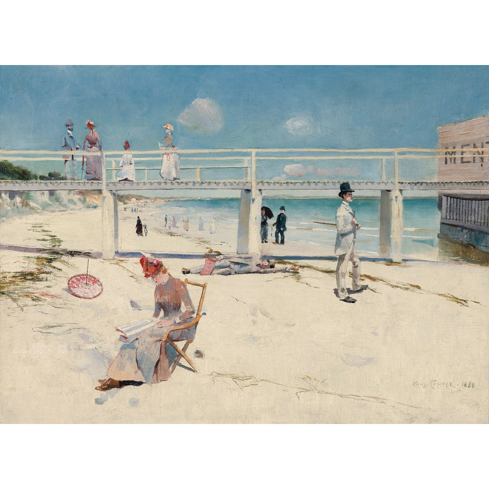 A holiday at Mentone by Charles Conder