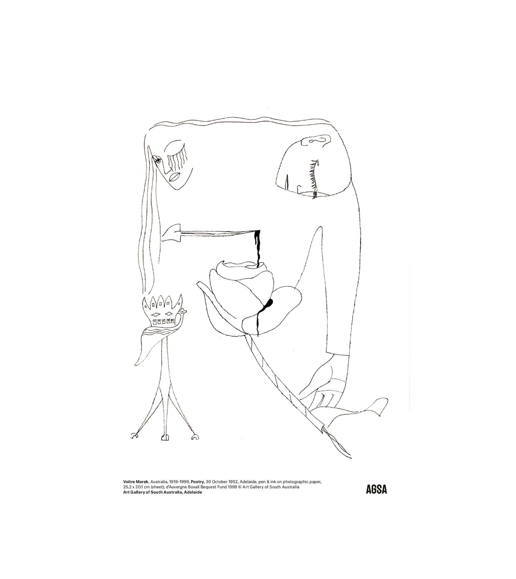 Poetry by Voitre Marek - A4 print