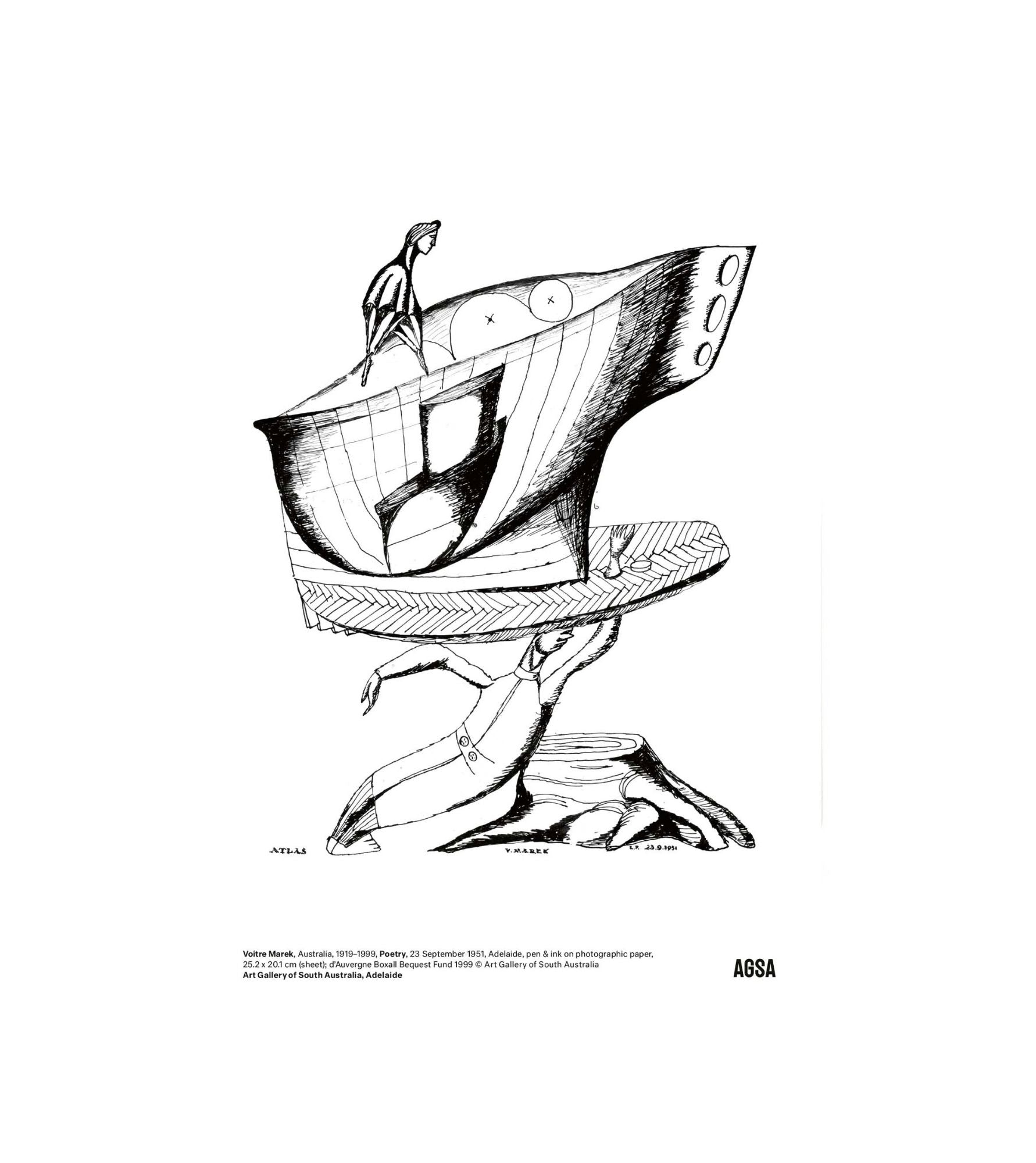 Atlas by Voitre Marek - A4 print