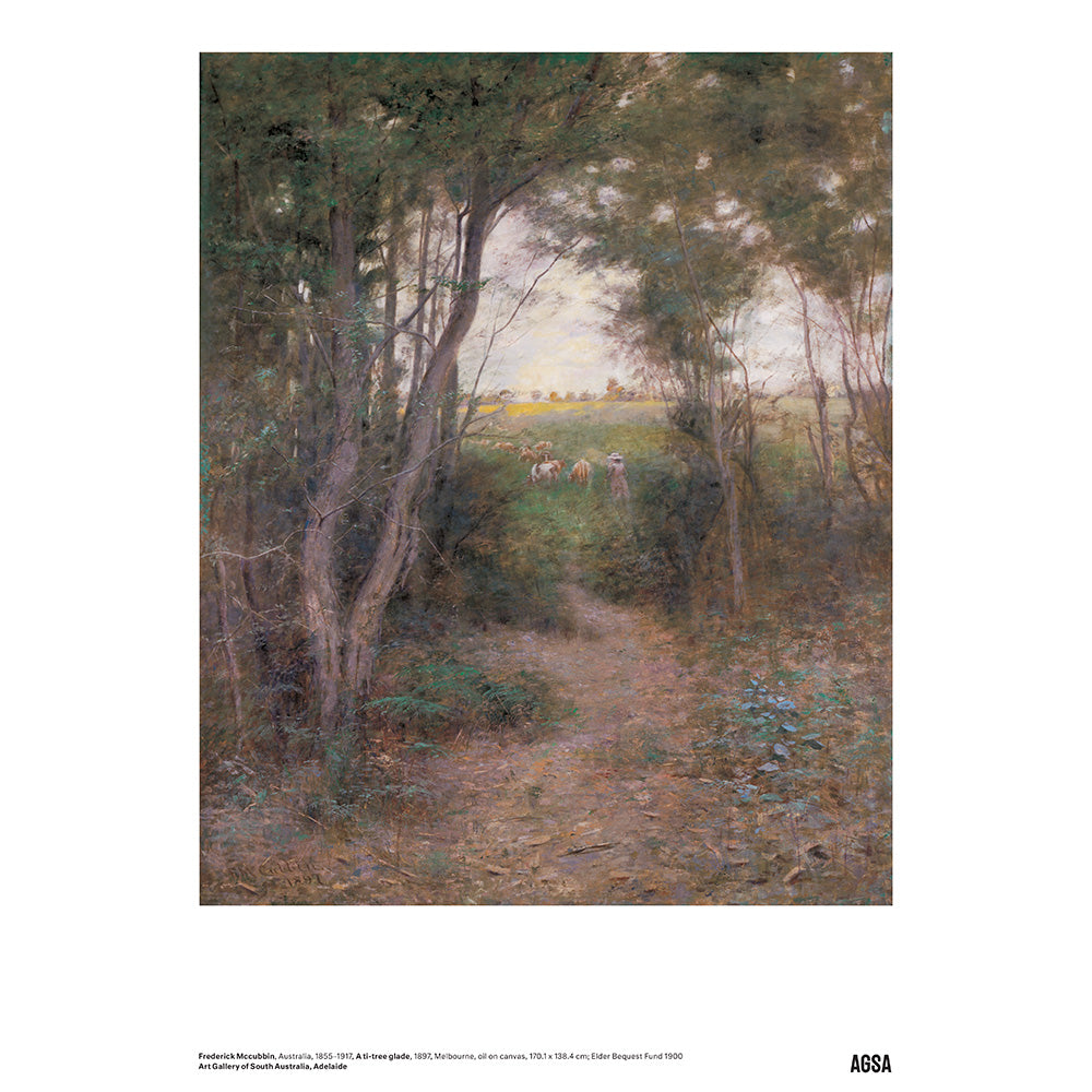 A ti-tree glade by Frederick McCubbin - A3 Print