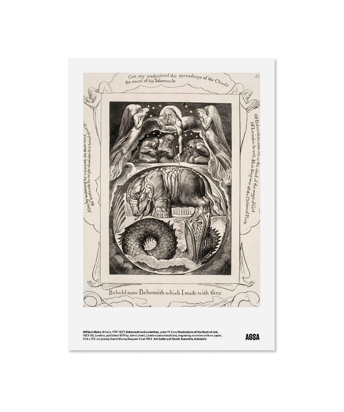 Behemoth and Leviathan – A4 Print