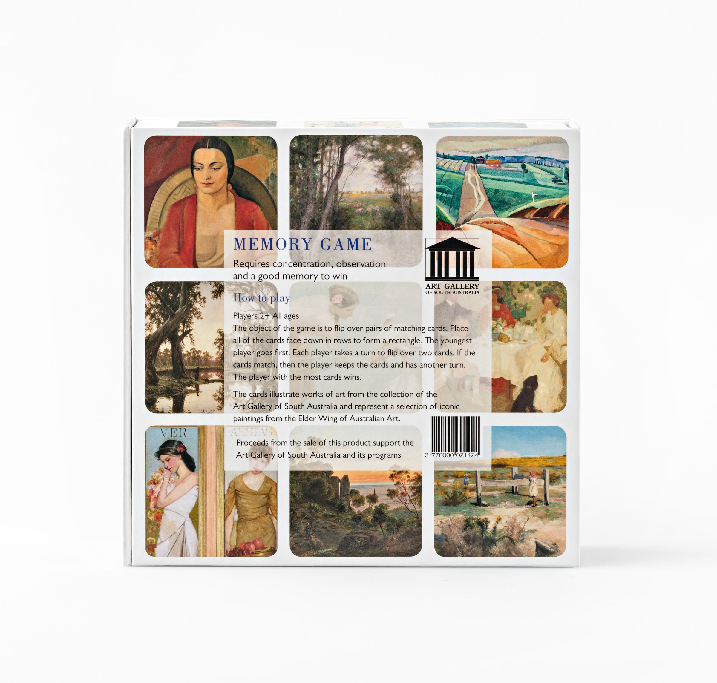 AGSA Memory Game - Australian Collection