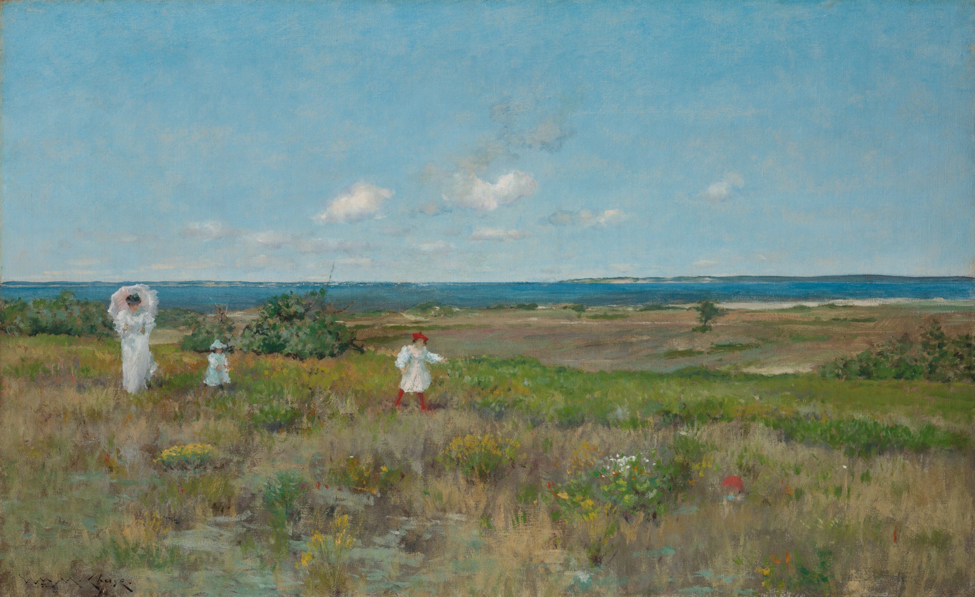Near the Beach, Shinnecock by William Merritt Chase - Reproduction