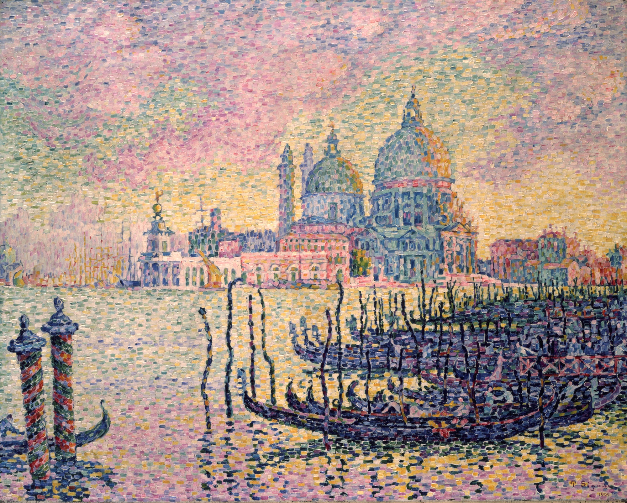 Entrance to the Grand Canal by Paul Signac - Reproduction