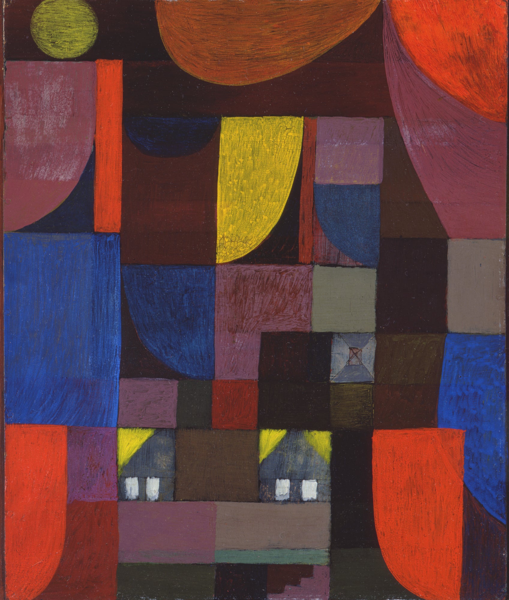 Villas for Marionettes by Paul Klee - Reproduction