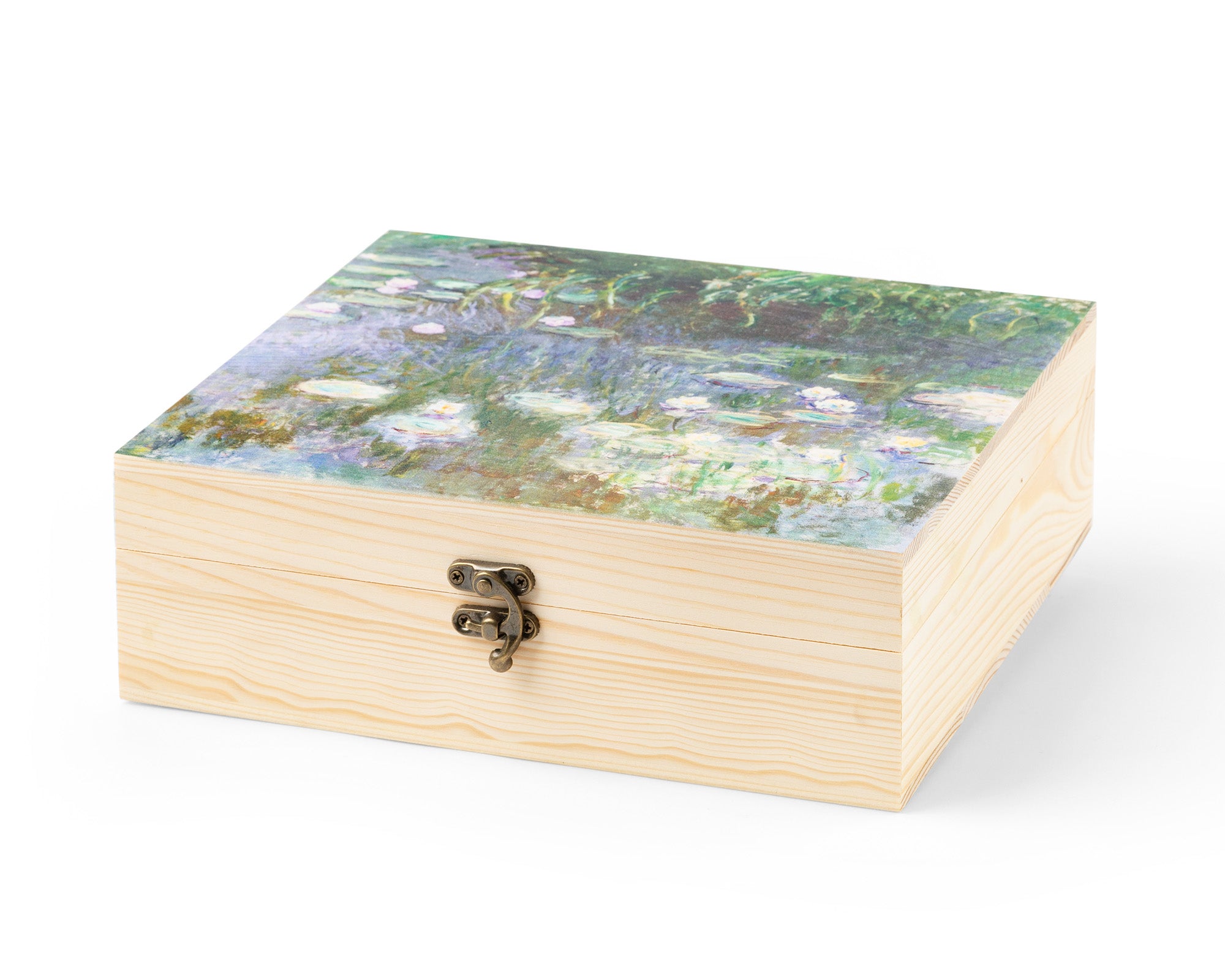 Monet to Matisse - Water Lilies Pine Box