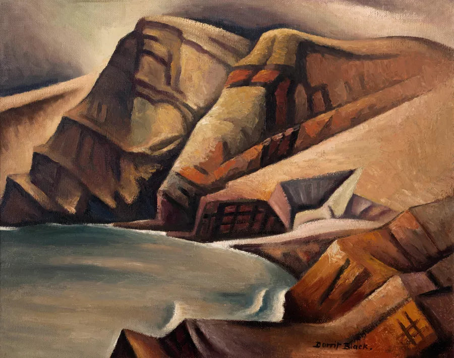 Cliffs at Second Valley by Dorrit Black