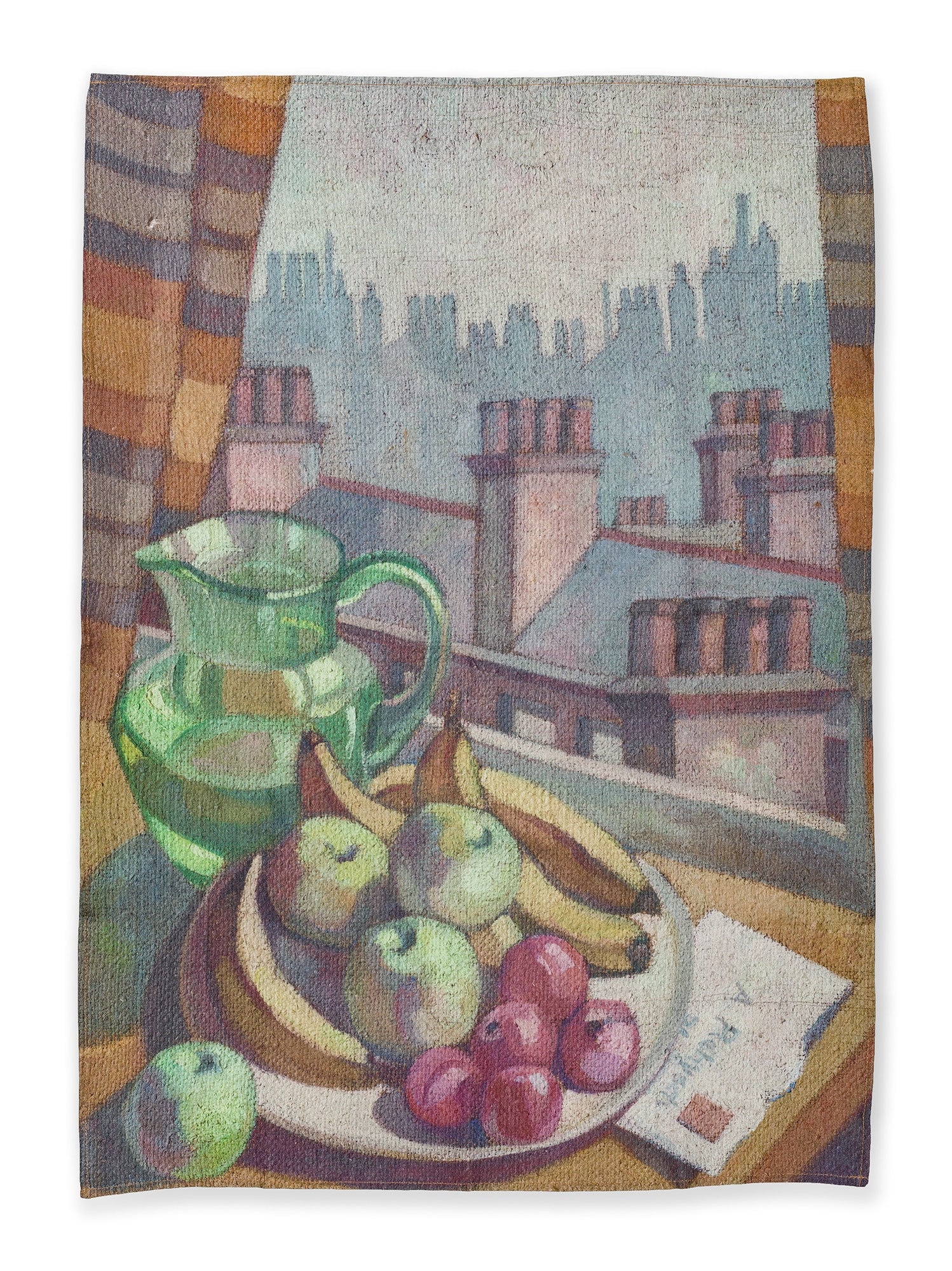 Dangerously Modern Bloomsbury Window Linen Tea Towel