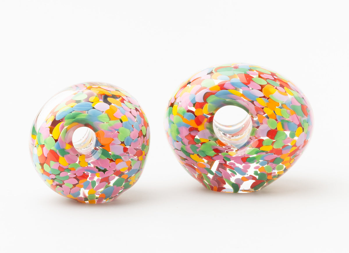 Mel Fraser Glass Hole Sculpture