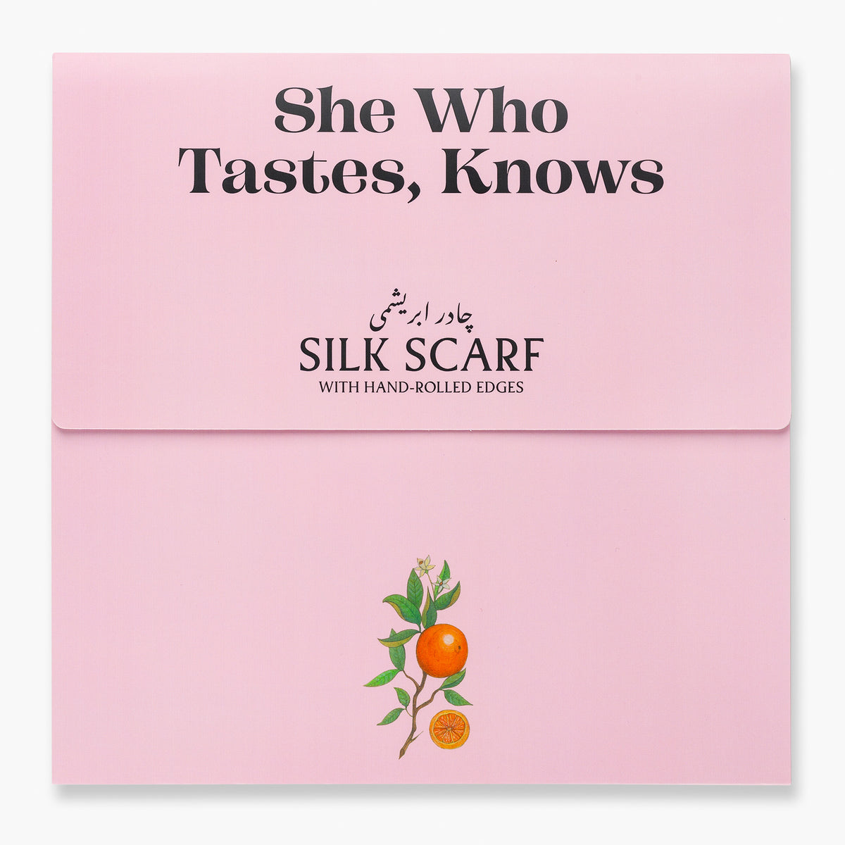 She Who Tastes, Knows - Silk Scarf