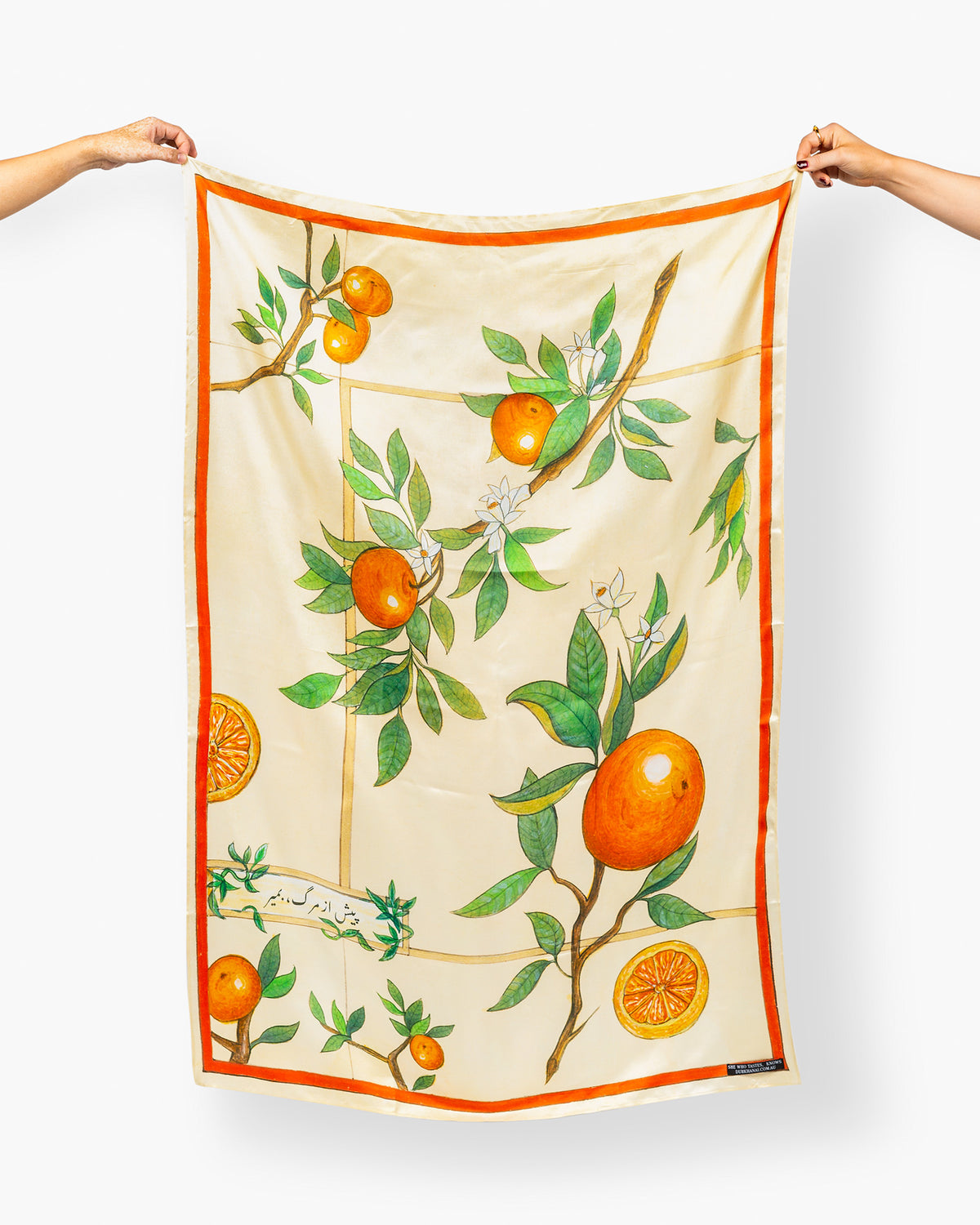 She Who Tastes, Knows - Silk Scarf