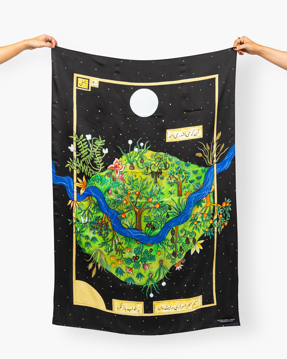 She Who Tastes, Knows - Silk Scarf