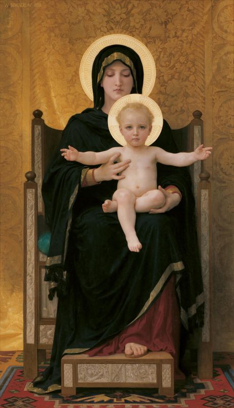 Virgin and Child by William Adolphe Bouguereau