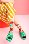 Julie White Tropical Garden Socks