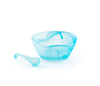 Caslake and Pedler salt dish with spoon - Blue