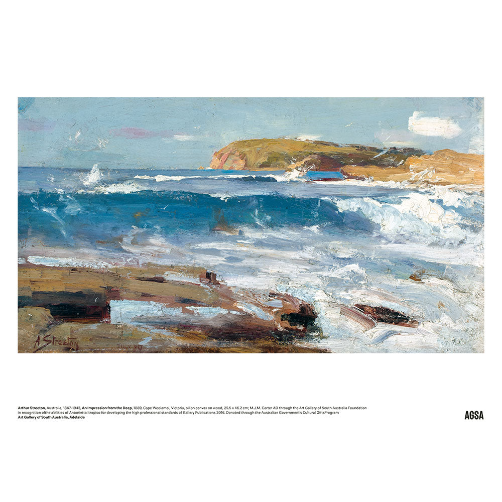An Impression from the Deep by Arthur Streeton - A3 Print