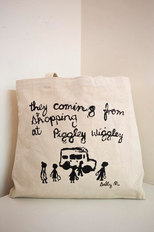 Piggly Wiggly tote by Tangentyere Artists